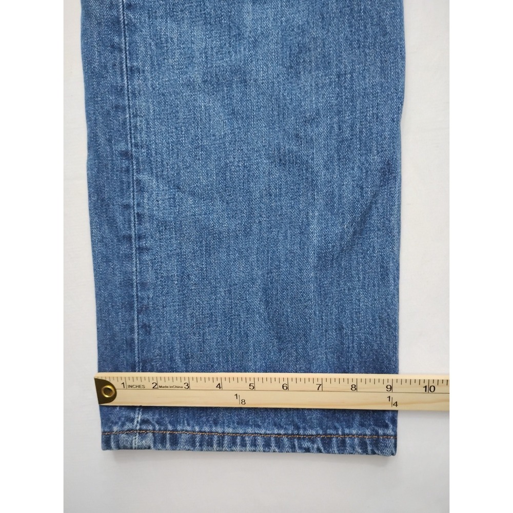 Levis 501 Original Mens Medium Wash Blue Denim Straight Leg Jeans 38x30 Faded - Picture 3 of 12